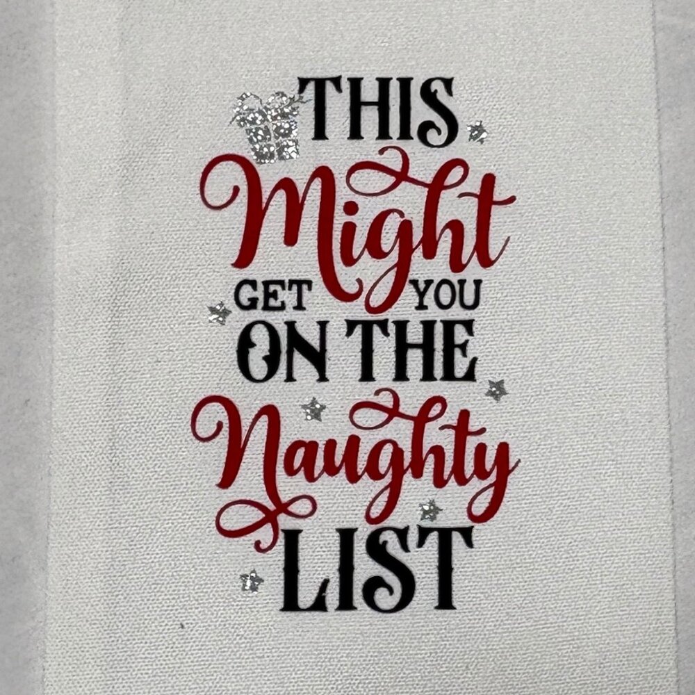 🍷 Canvas Wine Bottle Gift Bag – NWOT 🎄